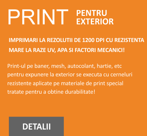 PRINT PENTRU EXTERIOR